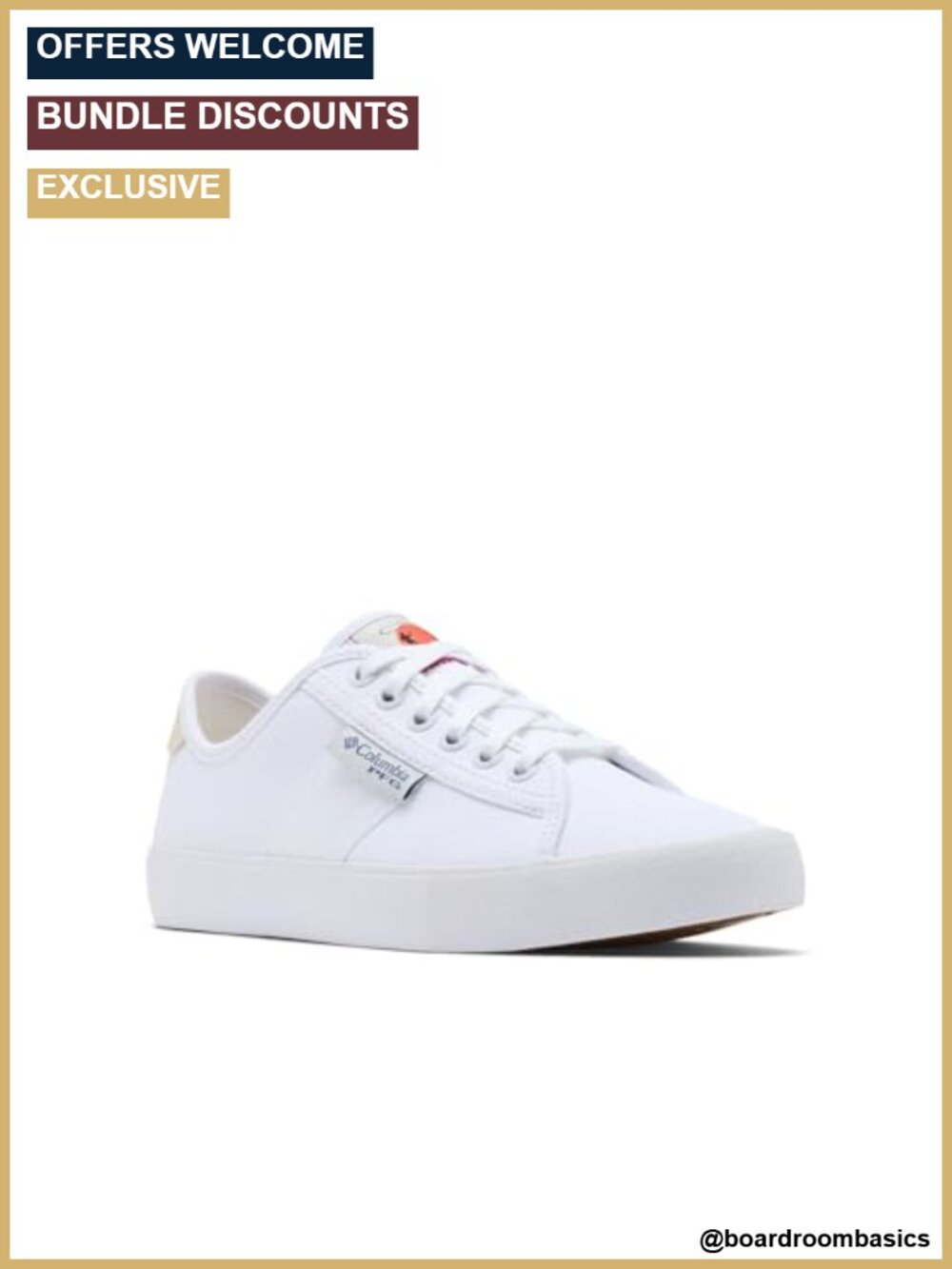 Women's Canvas Water Resistant Pull-On Flat Shoes